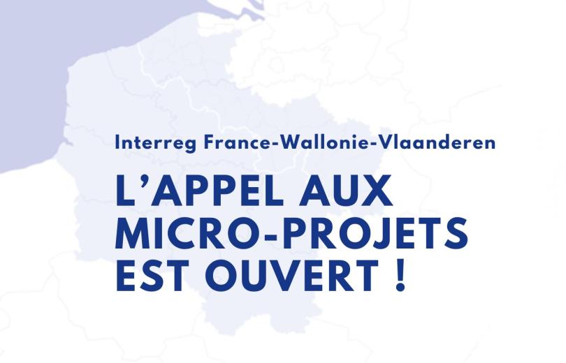 Interreg France-Wallonie-Vlaanderen : l’appel aux micro-projets est ouvert